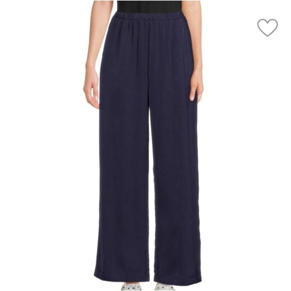Lea & Viola‎ wide leg satin pant - Picture 1 of 11